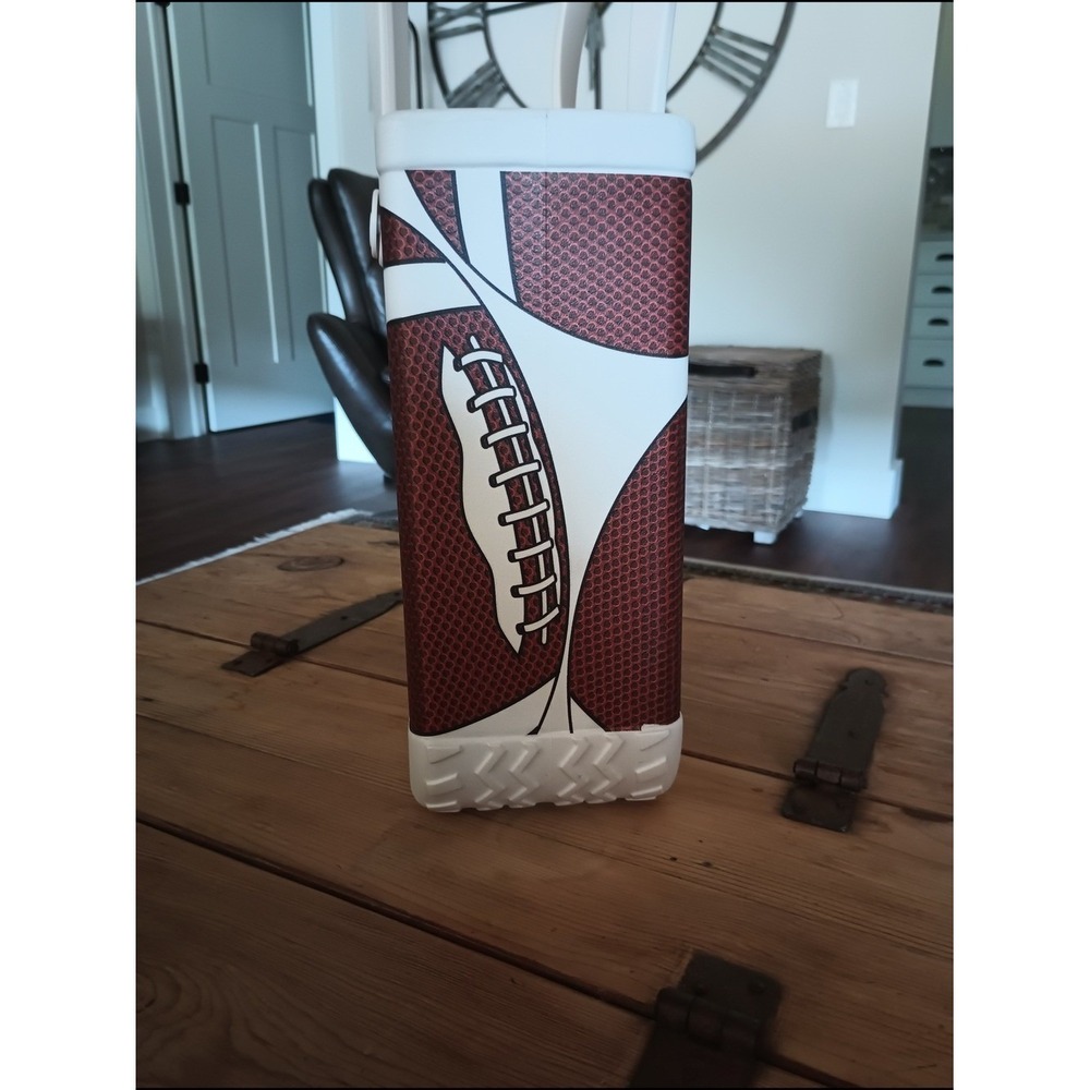 BOGG BAG Football Print Tote W/Clear Plastic Zip Pouch Size M Game Time Team Mom - Picture 8 of 9